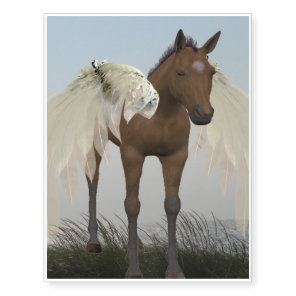 Pegasus Colt Temporary Tattoos