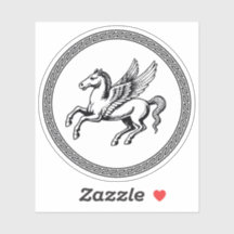 Pegasus Custom-Cut Vinyl Sticker