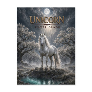 Pegasus Dawn Mesas Dark Cinema Postcard
