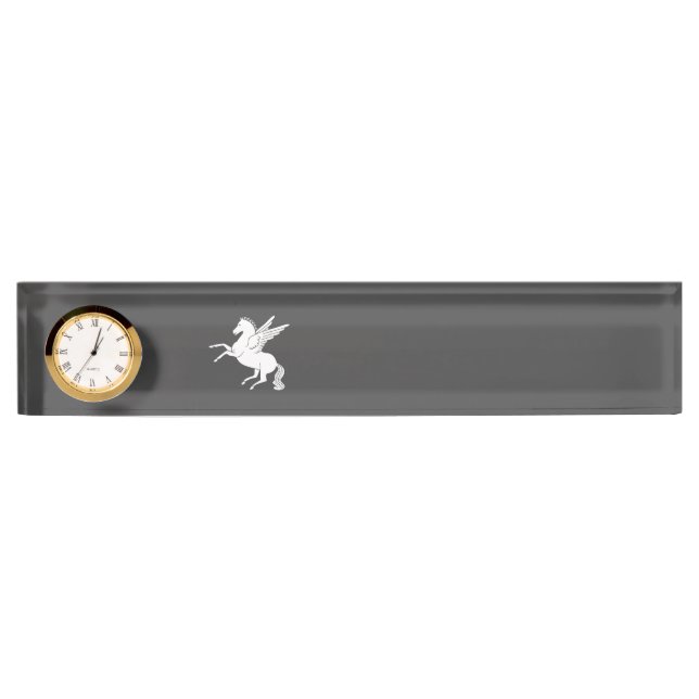 Pegasus Desk Name Plate (Front)