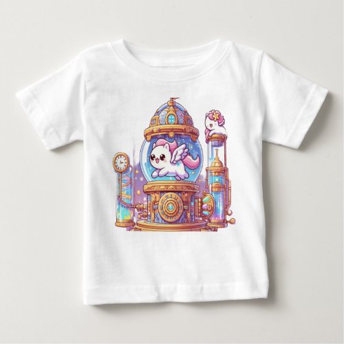 Pegasus Fantastical Time Machines Baby T_Shirt