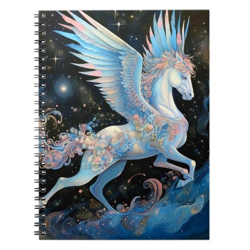 Pegasus Fantasy Art Notebook