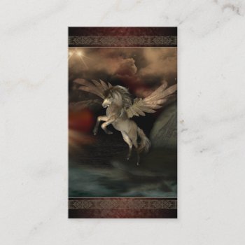 Pegasus Fantasy Art Profile Cards by EarthMagickGifts at Zazzle