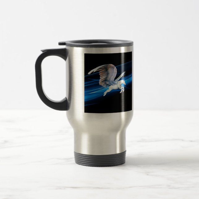 Pegasus Flight Travel Mug (Left)
