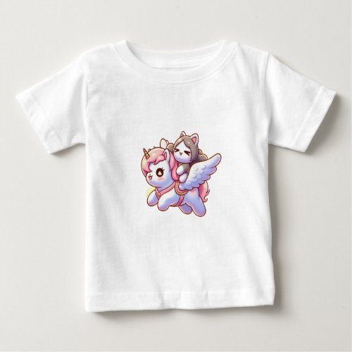 Pegasus Gravity Defying Ride Baby T_Shirt