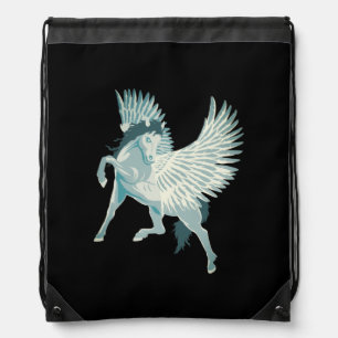 Pegasus Greek Mythology Winged Horse Drawstring Bag