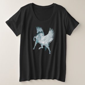 Pegasus Greek Mythology Winged Horse Plus Size T-Shirt