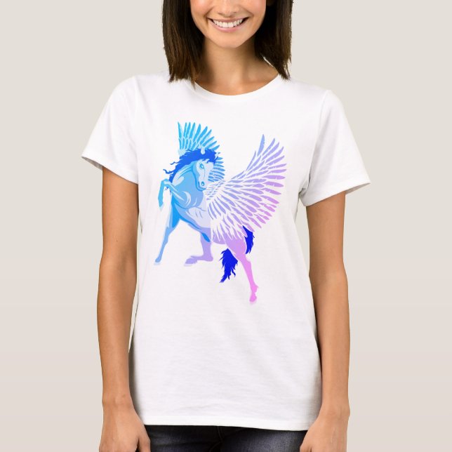 Pegasus Greek Mythology Winged Horse T-Shirt (Front)