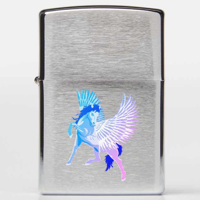 Pegasus Greek Mythology Winged Horse Zippo Lighter (Front)