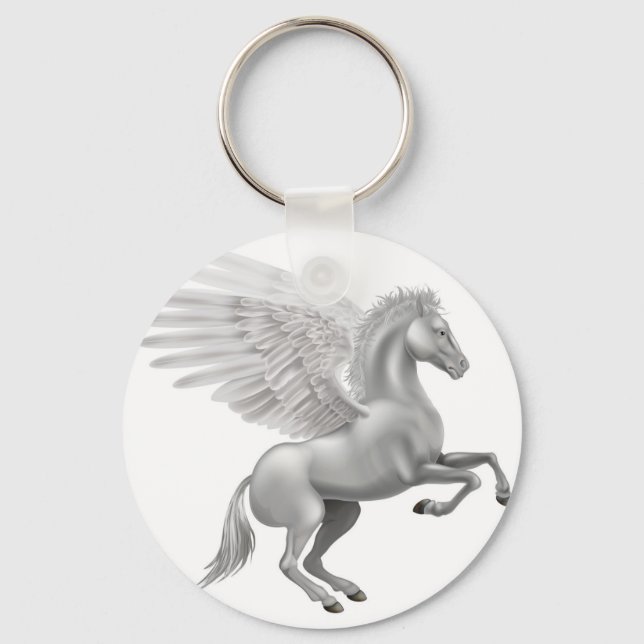 Pegasus horse keychain (Front)