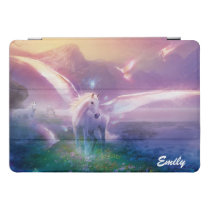 Pegasus Horse Lavender Mist Your Name iPad iPad Pro Cover Pegasus Horse Lavender Mist Your Name iPad iPad Pro Cover