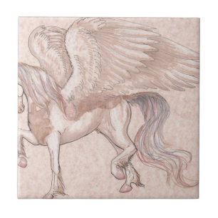 Pegasus Horse, pony, pegasus, unicorn, magical Ceramic Tile