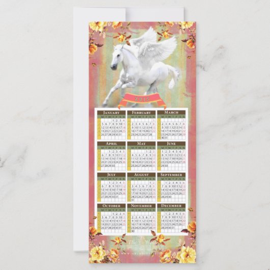 Pegasus II - Calendar / Postcard (Front)