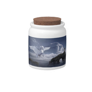 Pegasus in flight Candy Jar