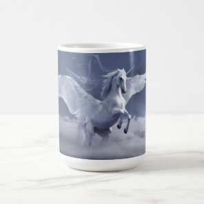 Pegasus in flight      coffee mug