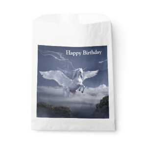 Pegasus in flight   favor bag