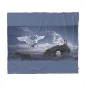 Pegasus in Flight   Fleece Blanket