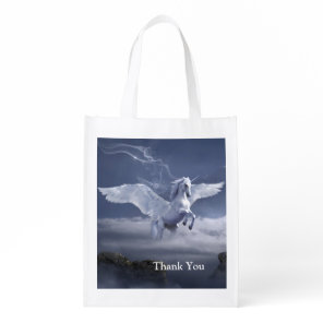 Pegasus in flight     grocery bag