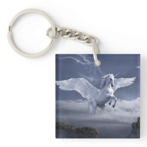 Pegasus in flight       keychain
