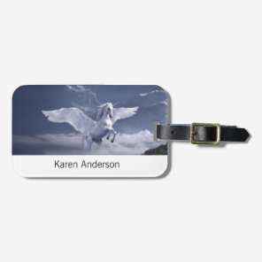 Pegasus in Flight   Luggage Tag