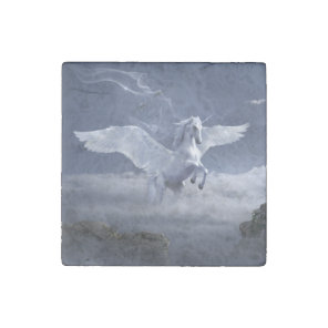 Pegasus in flight       stone magnet