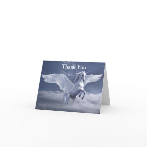 Pegasus in flight    thank you card