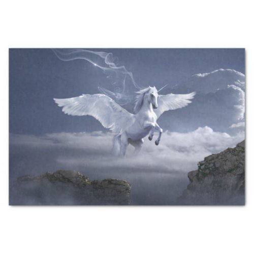 Pegasus in flight      tissue paper