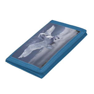 Pegasus in flight tri-fold wallet