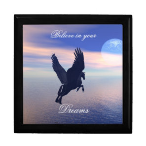 Pegasus In Moonlight Jewelry Box