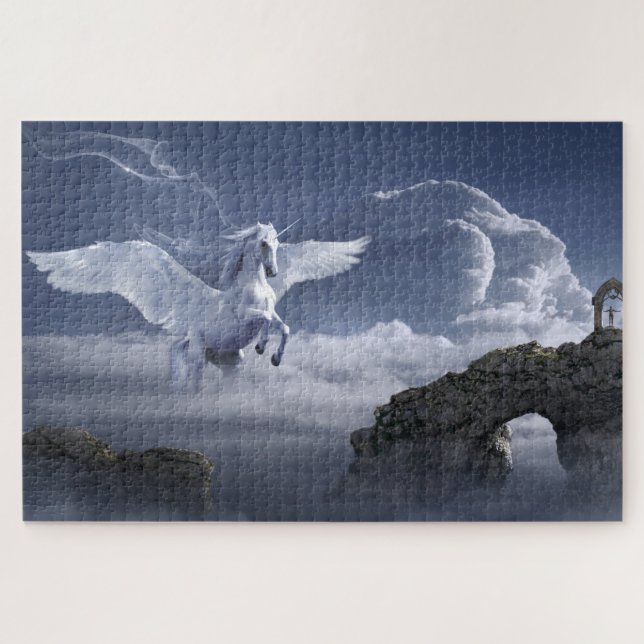 Pegasus in the clouds jigsaw puzzle (Horizontal)
