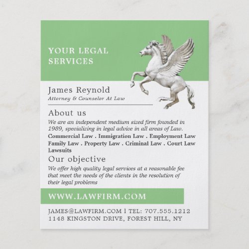 Pegasus Legal Services Advertising Flyer