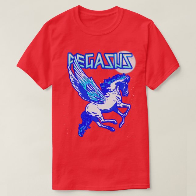 Pegasus Magical Winged Horse Greek Mythology Const T-Shirt (Design Front)