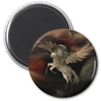 Pegasus Magnet by EarthMagickGifts at Zazzle
