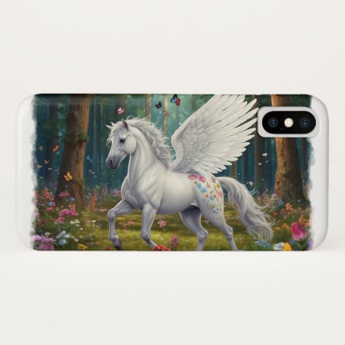 Pegasus Mare in Springtime iPhone X Case
