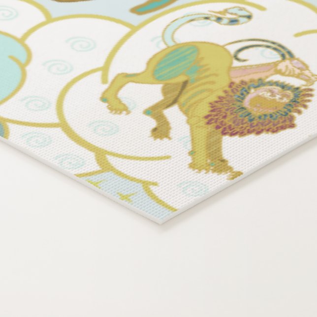Pegasus Mythomorphosis With Medusa and Chimera Yoga Mat (Detail)
