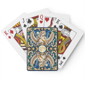 Pegasus, Paper Cut Monster Poker Cards