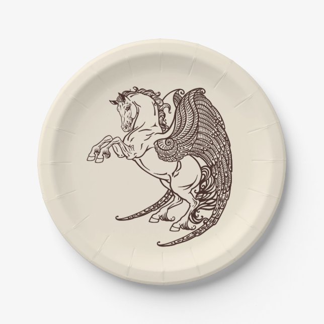 pegasus paper plates (Front)