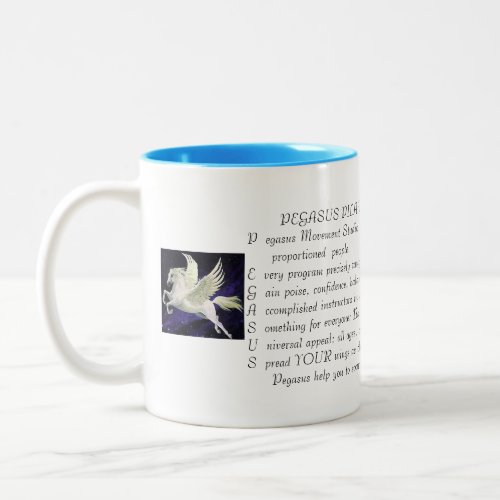 Pegasus Pilates Plus mug