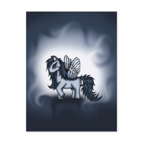 Pegasus Pony Postcard