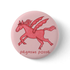Pegasus Posse 2-1/4" Round Button