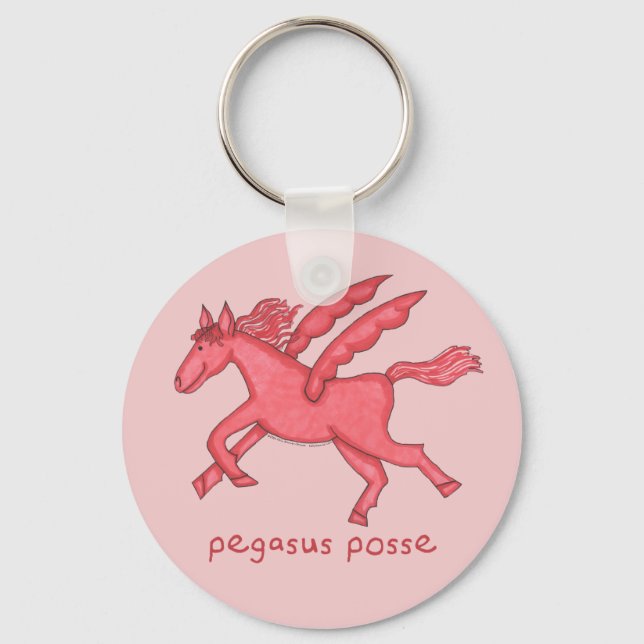 Pegasus Posse Keychain (Front)