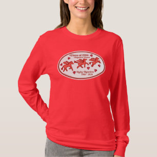 Pegasus Posse Ruby Reunion, Deep Red Long Sleeve T T-Shirt