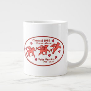Pegasus Posse Ruby Reunion Giant Coffee Mug