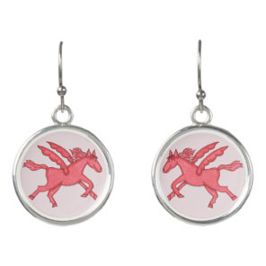 Pegasus Posse (sans text) Earrings