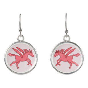 Pegasus Posse (sans text) Earrings