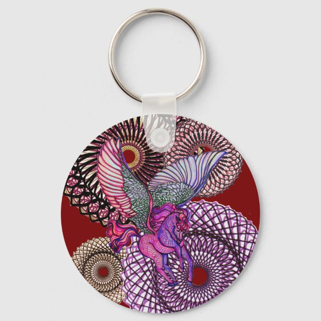 Pegasus Purity Keychain (Front)