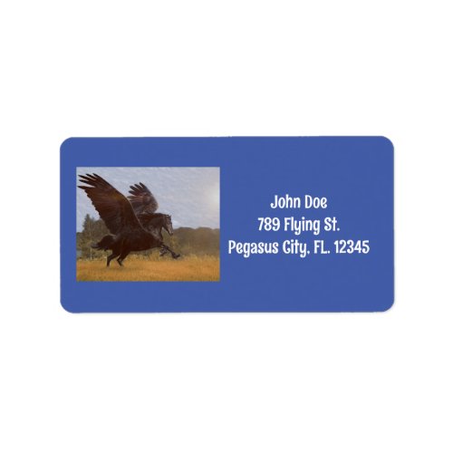 Pegasus Return Address Label