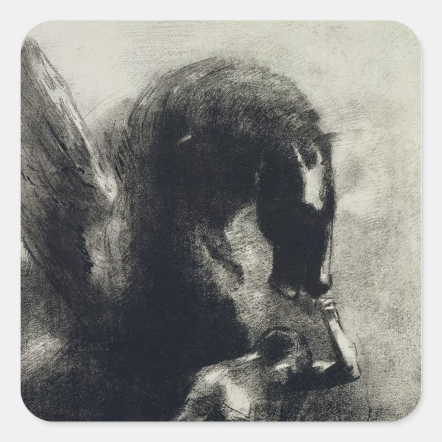 Pegasus Square Sticker (Front)