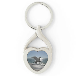 Pegasus Taking Flight Keychain