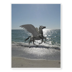 Pegasus Taking Flight Temporary Tattoos
